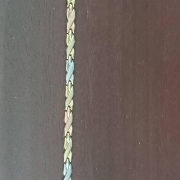 10k Tri-Color Gold Bracelet - Picture 4 of 5